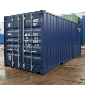 20 Fuß Container, kobaltblau